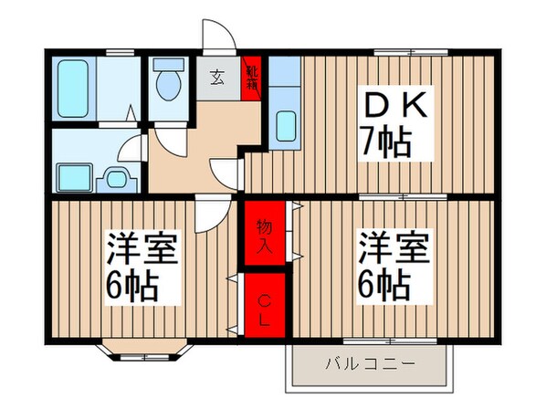 ハウス・ラ・レファの物件間取画像